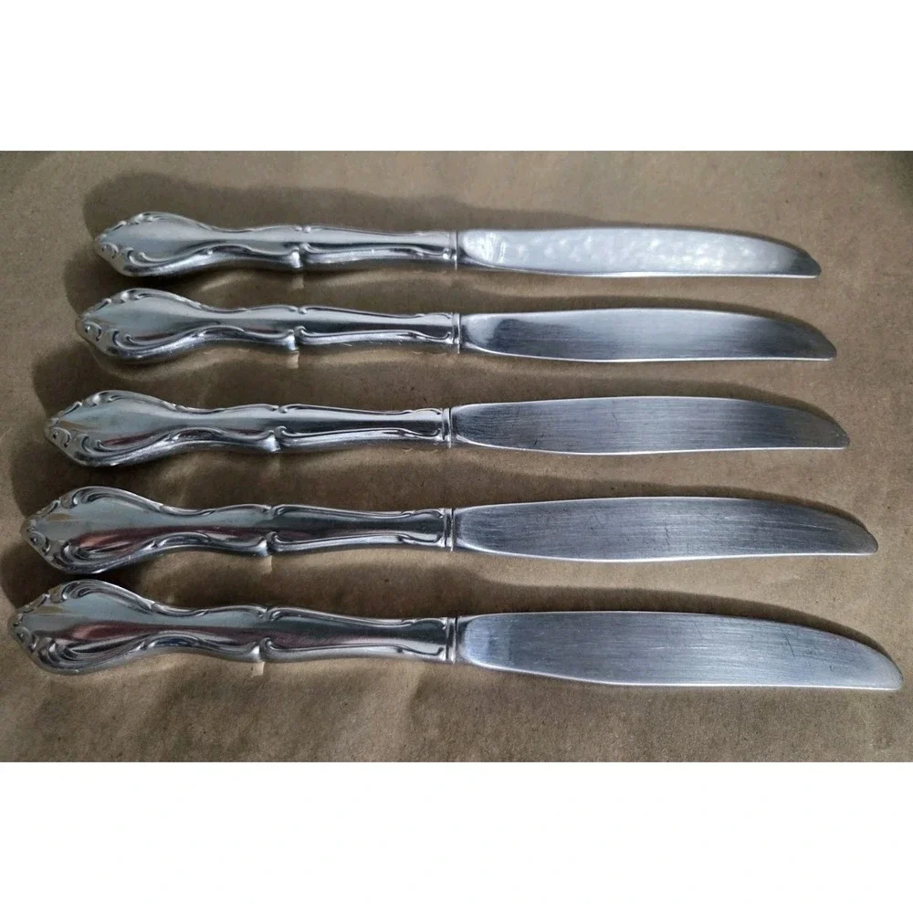 Oneida Community‎ Cantata Stainless Flatware 5pc Knife Lot 9in Silverware